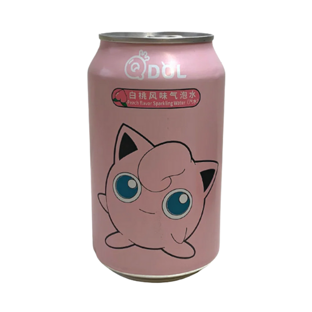 QDOL Pokémon Igglybuff Peach Sparkling Water – 24 x 330 ml