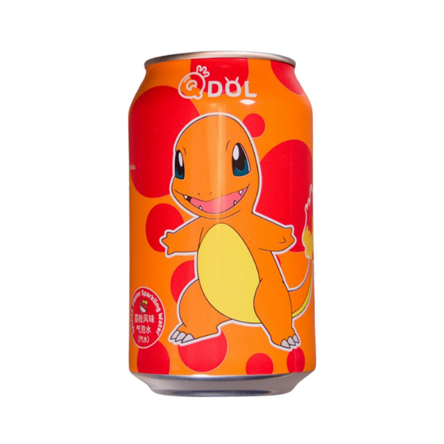 QDOL Pokémon Fennekin Lychee Sparkling Water – 24 x 330 ml