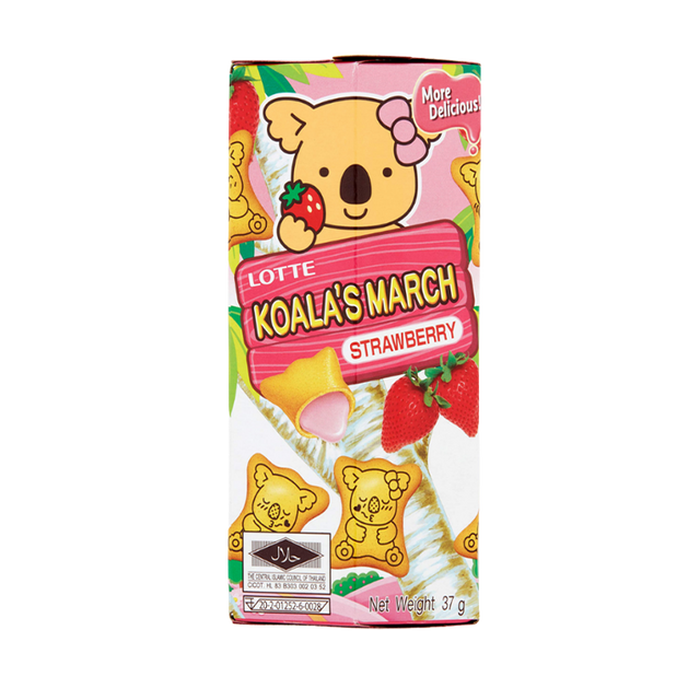 Lotte Koala's March Strawberry – 6 x 37 g