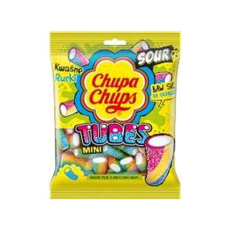 Chupa Chups Mini Tubes – 18 x 90 g Beutel