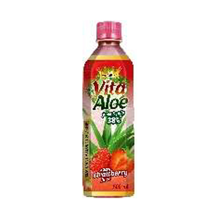 VITA Aloe Vera Drink Strawberry – 24 x 500 ml